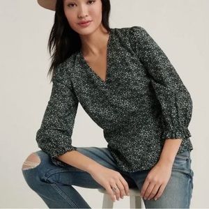 NWT Lucky Brand Amelia Wrap Top